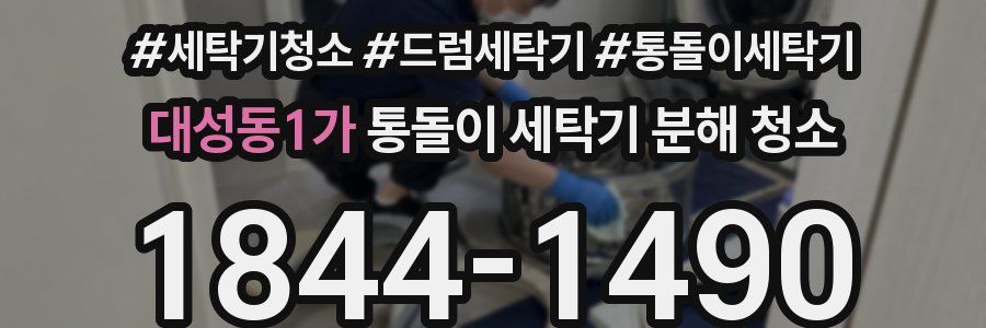 대성동1가 통돌이 세탁기 분해 청소