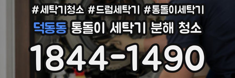 덕동동 통돌이 세탁기 분해 청소