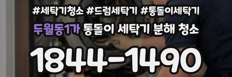 두월동1가 통돌이 세탁기 분해 청소