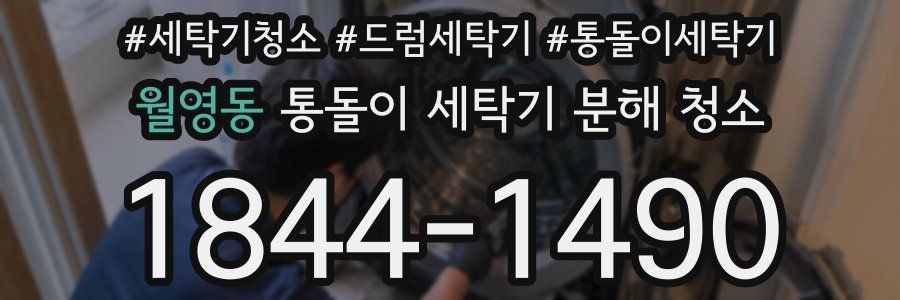 월영동 통돌이 세탁기 분해 청소