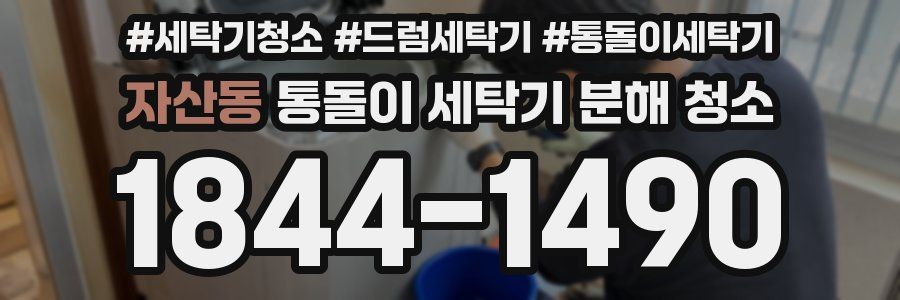 자산동 통돌이 세탁기 분해 청소