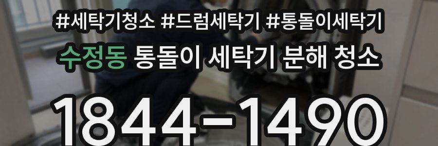 수정동 통돌이 세탁기 분해 청소