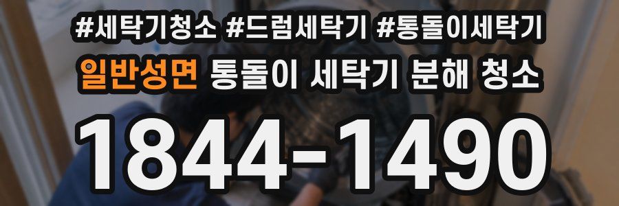일반성면 통돌이 세탁기 분해 청소