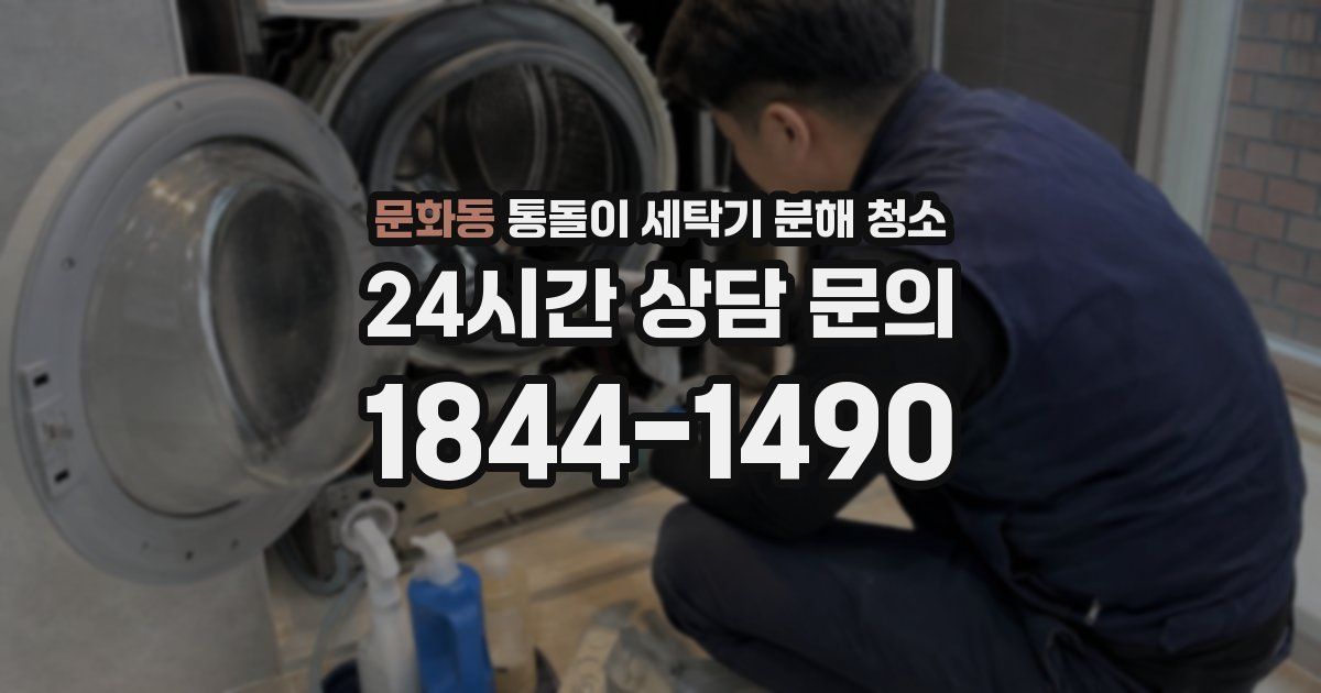 문화동 통돌이 세탁기 분해 청소
