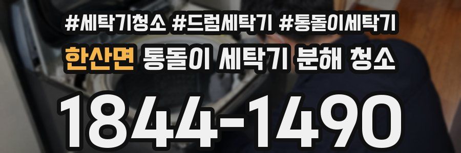 한산면 통돌이 세탁기 분해 청소
