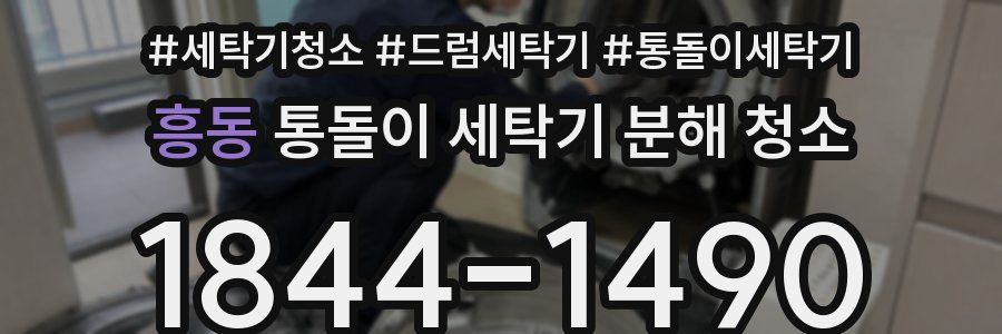 흥동 통돌이 세탁기 분해 청소
