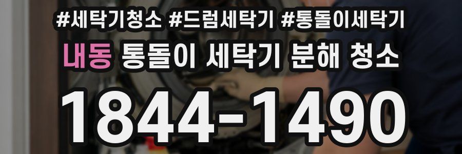 내동 통돌이 세탁기 분해 청소