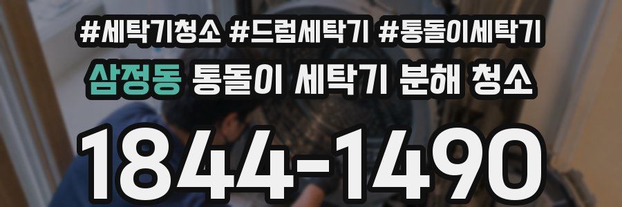 삼정동 통돌이 세탁기 분해 청소