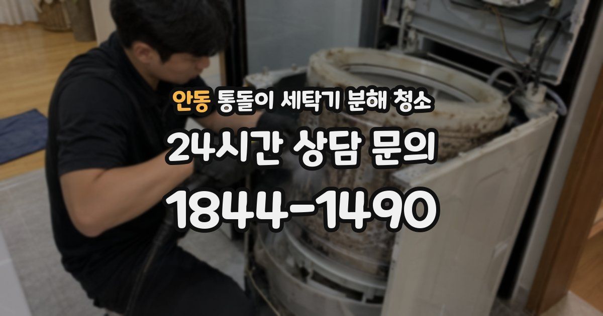 안동 통돌이 세탁기 분해 청소
