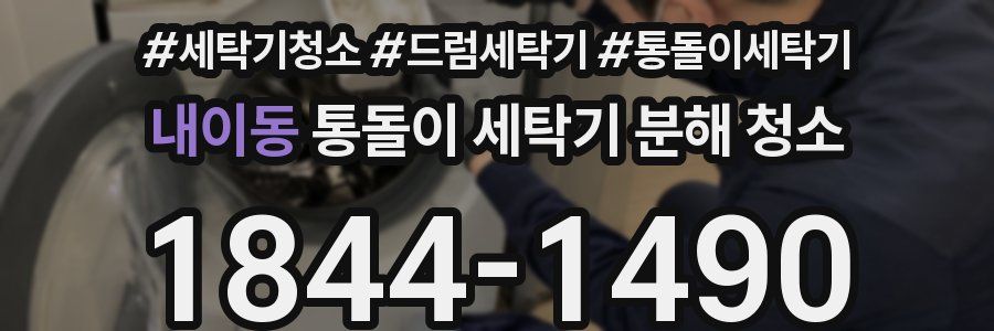 내이동 통돌이 세탁기 분해 청소