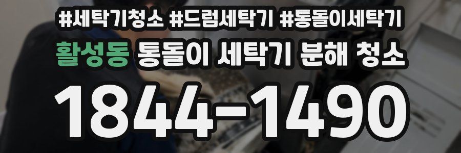 활성동 통돌이 세탁기 분해 청소