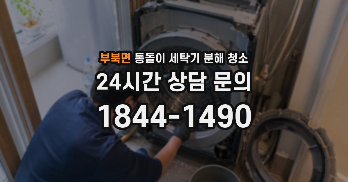 부북면 통돌이 세탁기 분해 청소