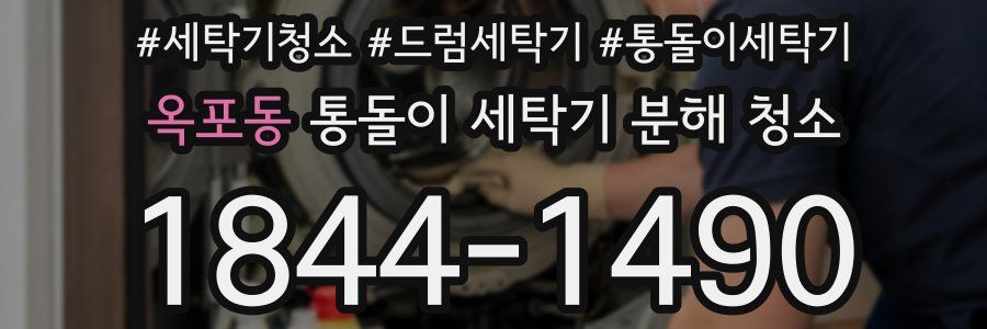 옥포동 통돌이 세탁기 분해 청소