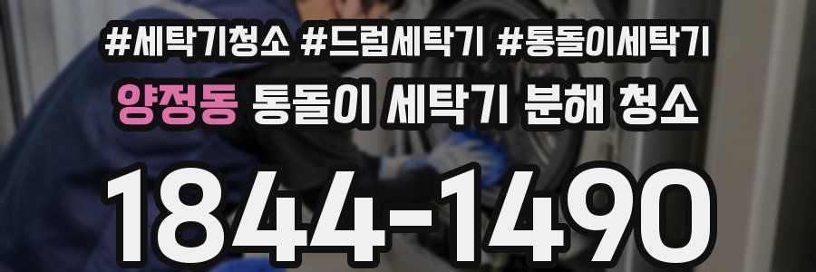 양정동 통돌이 세탁기 분해 청소