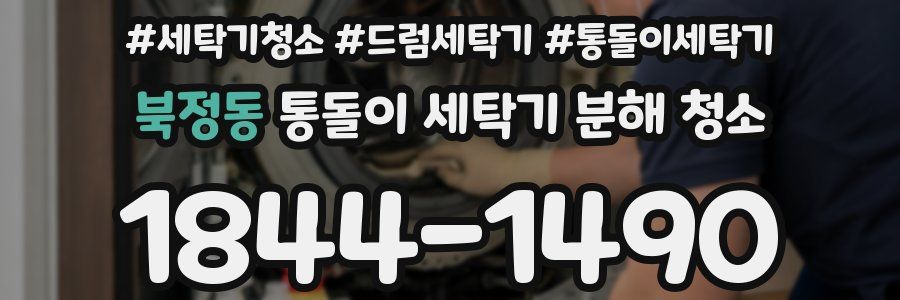 북정동 통돌이 세탁기 분해 청소