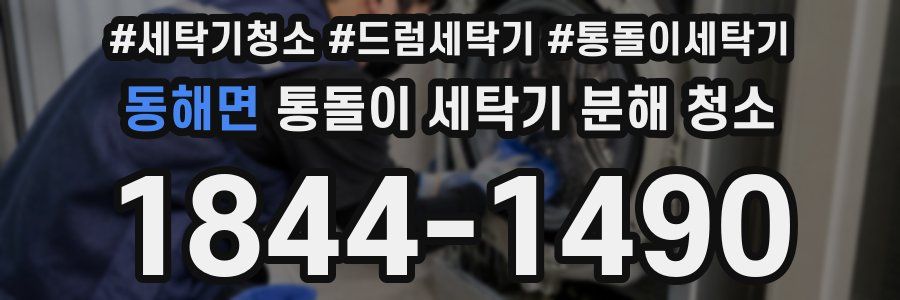 동해면 통돌이 세탁기 분해 청소