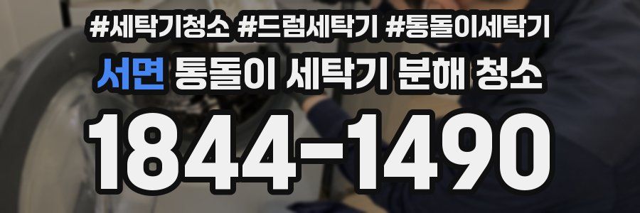 서면 통돌이 세탁기 분해 청소