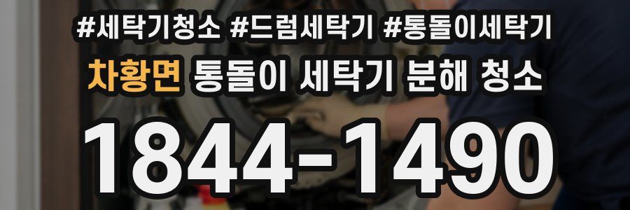 차황면 통돌이 세탁기 분해 청소