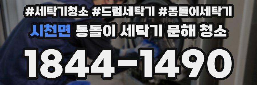 시천면 통돌이 세탁기 분해 청소