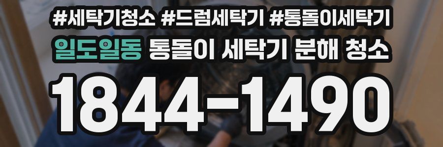 일도일동 통돌이 세탁기 분해 청소