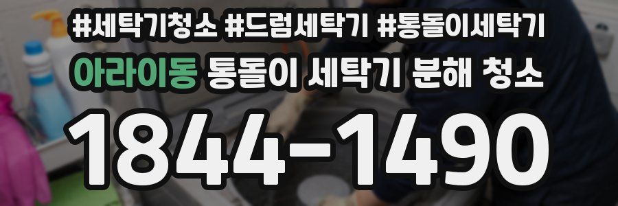 아라이동 통돌이 세탁기 분해 청소