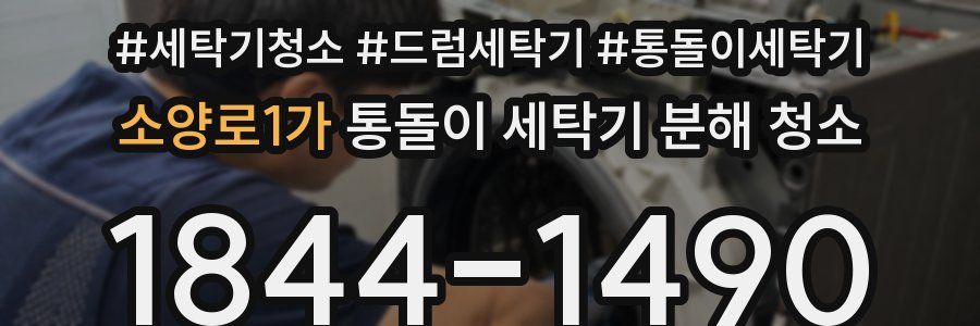 소양로1가 통돌이 세탁기 분해 청소