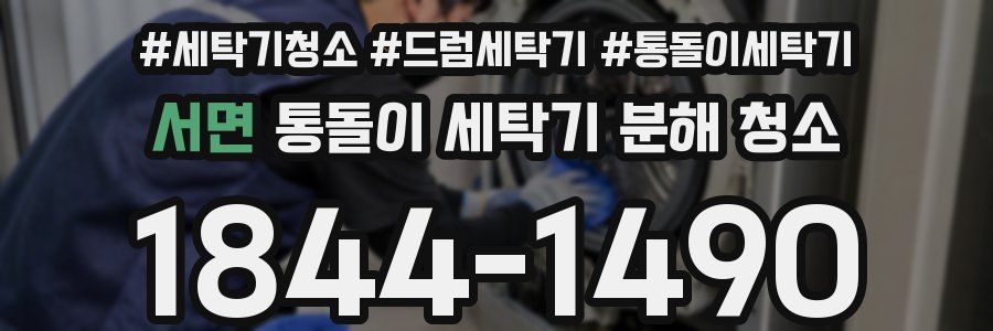 서면 통돌이 세탁기 분해 청소