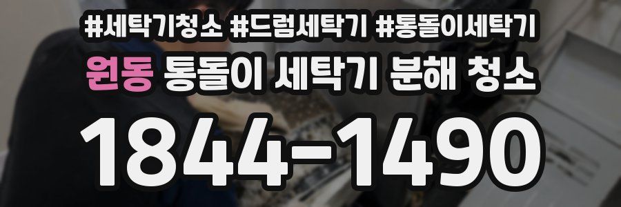 원동 통돌이 세탁기 분해 청소