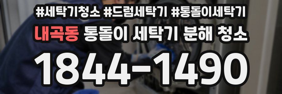 내곡동 통돌이 세탁기 분해 청소