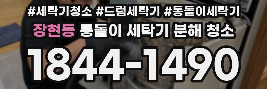 장현동 통돌이 세탁기 분해 청소