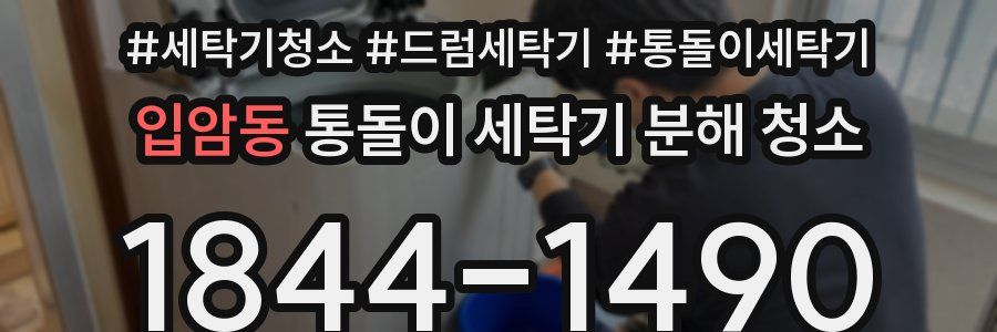 입암동 통돌이 세탁기 분해 청소