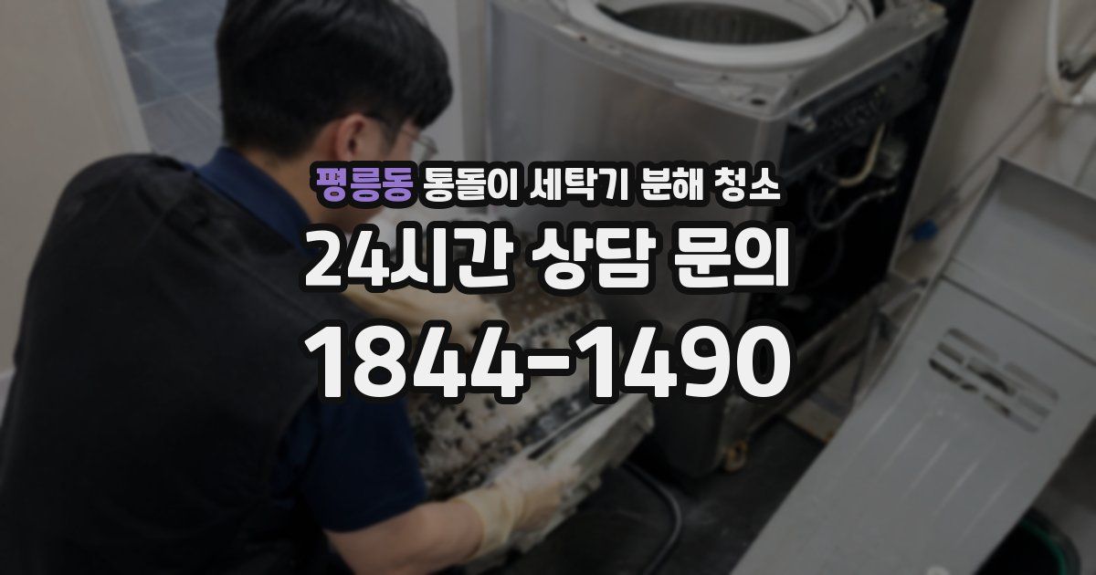 평릉동 통돌이 세탁기 분해 청소