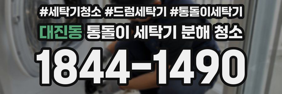 대진동 통돌이 세탁기 분해 청소