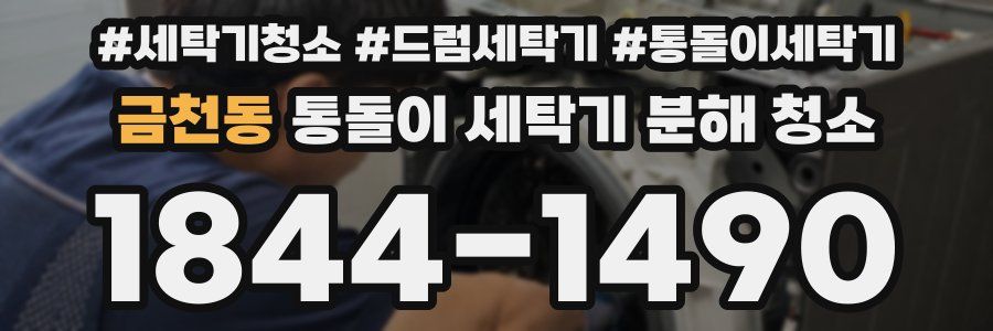 금천동 통돌이 세탁기 분해 청소