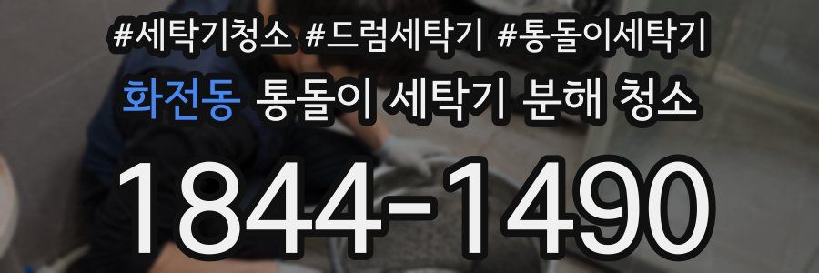 화전동 통돌이 세탁기 분해 청소