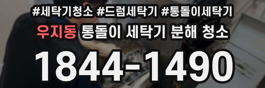 우지동 통돌이 세탁기 분해 청소