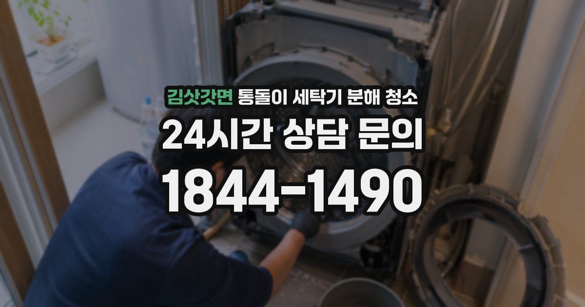김삿갓면 통돌이 세탁기 분해 청소