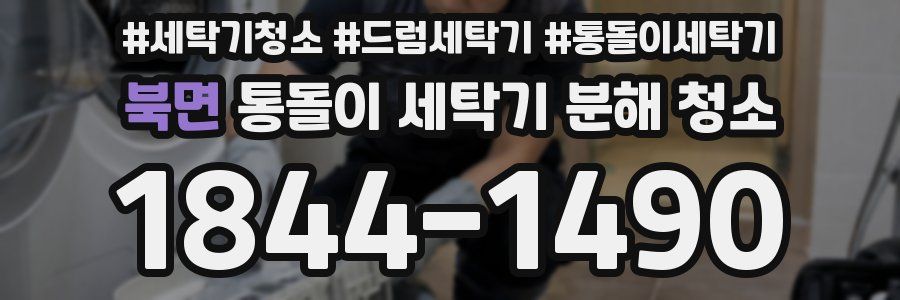 북면 통돌이 세탁기 분해 청소
