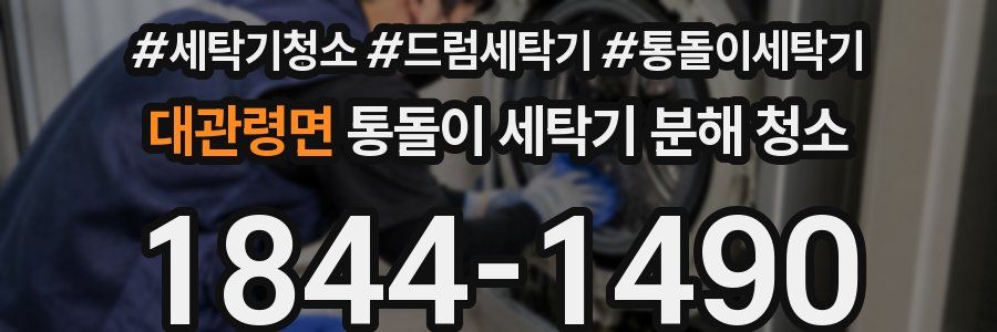 대관령면 통돌이 세탁기 분해 청소