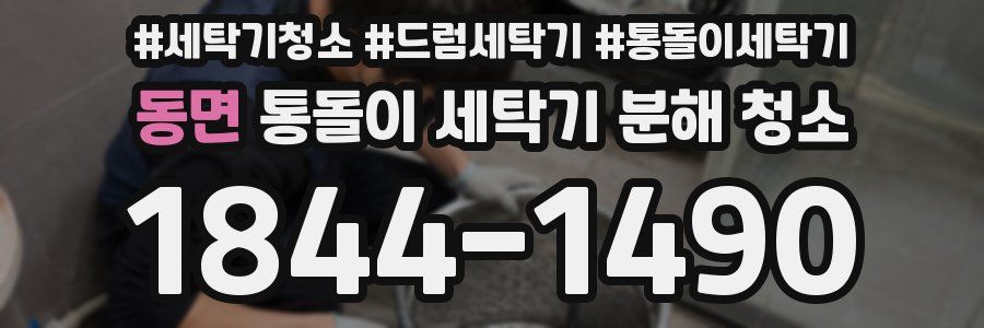 동면 통돌이 세탁기 분해 청소