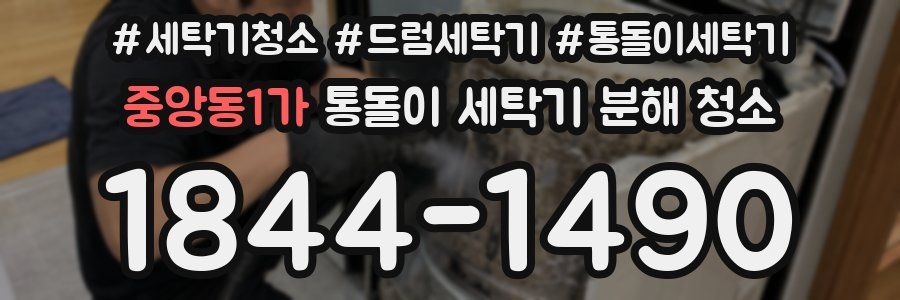 중앙동1가 통돌이 세탁기 분해 청소