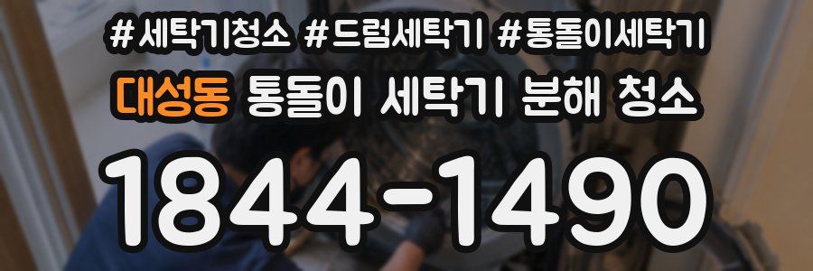 대성동 통돌이 세탁기 분해 청소
