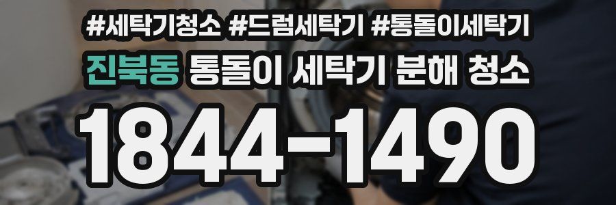 진북동 통돌이 세탁기 분해 청소