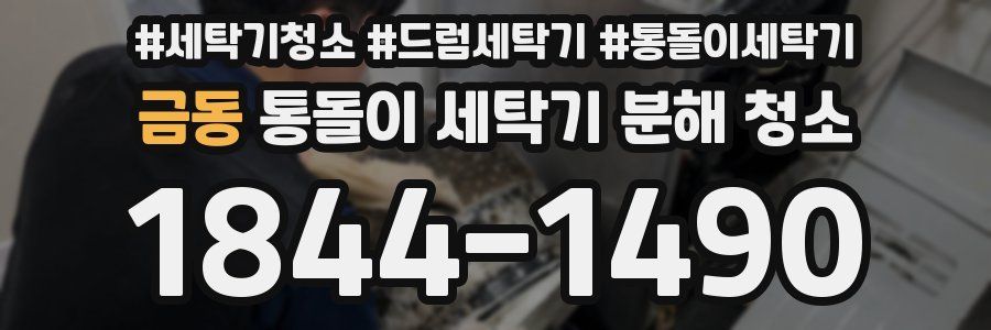 금동 통돌이 세탁기 분해 청소