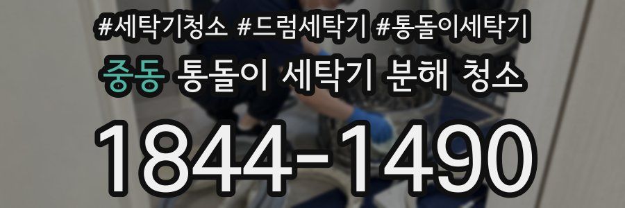 중동 통돌이 세탁기 분해 청소