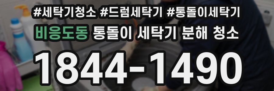 비응도동 통돌이 세탁기 분해 청소