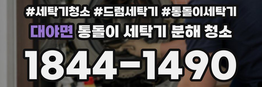 대야면 통돌이 세탁기 분해 청소