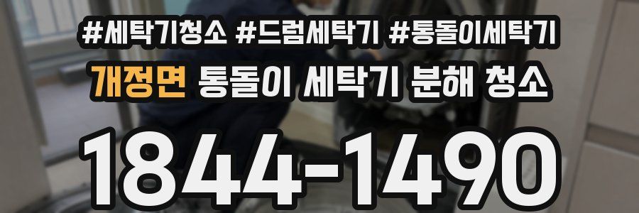 개정면 통돌이 세탁기 분해 청소