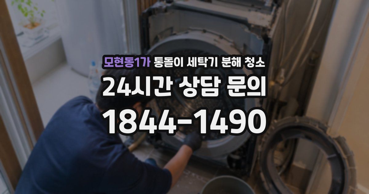 모현동1가 통돌이 세탁기 분해 청소