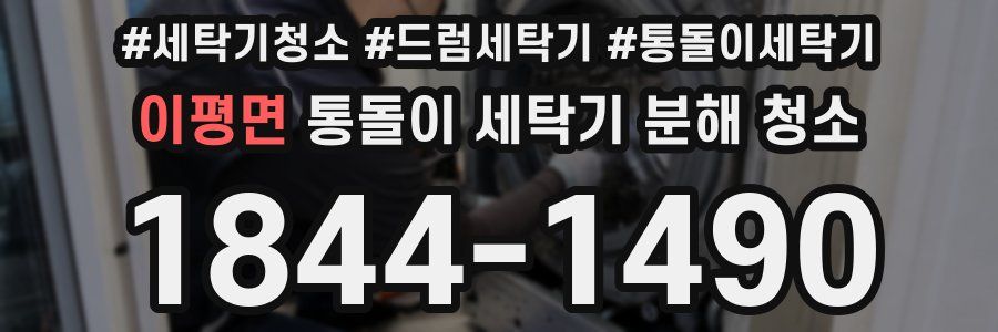 이평면 통돌이 세탁기 분해 청소